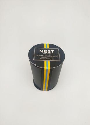 Свеча амальфитанский лимон и мята nest - amalfi and lemon mint mini votive