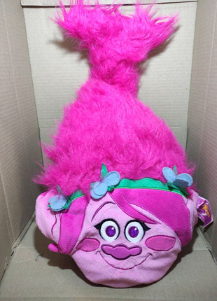 Велика подушка розочка троянда з троллі з європи тролль мягкая игрушка