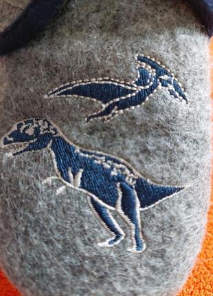 Войлочні капці з динозаврами8 фото