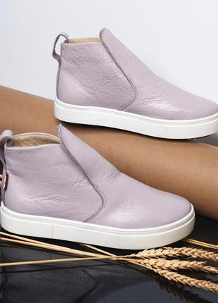 Шкіряні черевики хайтопы