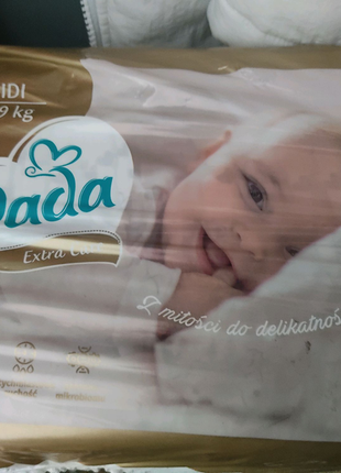 Підгузки dada premium для дітей # 3, 40 шт 4-9 кг pampers