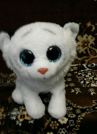 М'яка іграшка милий тигр глазастик великий якість відмінна