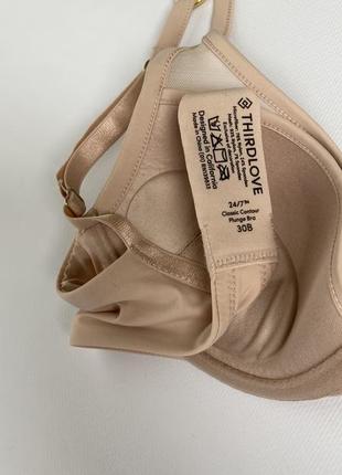 Бюстгальтер thirdlove 24/7 classic uplift plunge bra (usa) 🇺🇸7 фото