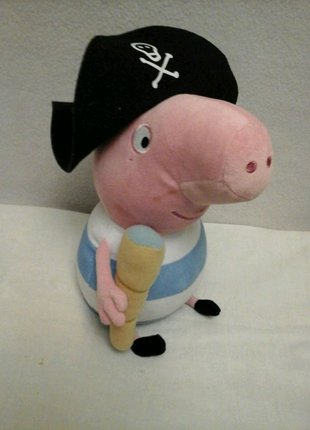 Свинка пеппа с биркой мягкая игрушка пират джордж с европы2 фото