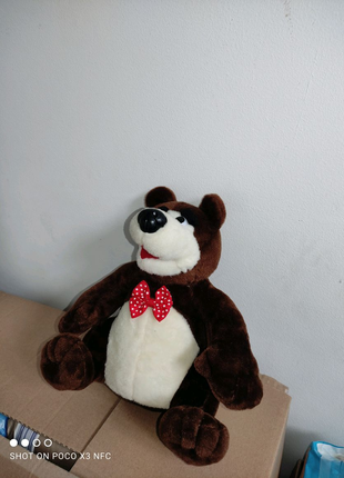 М'яка іграшка маша та ведмідь із європи