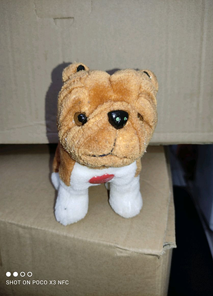 Собака шарпей англійський французький бульдог м'яка іграшка