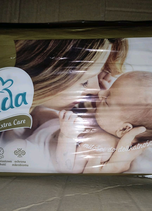 Памперси підгузки дитячі дада dada номер 2 ,43шт, 3-6 кг pampers