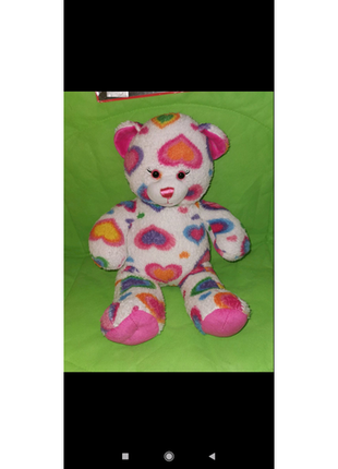 Шикарний ведмедик м'яка іграшка від фірми вав в серце з європи