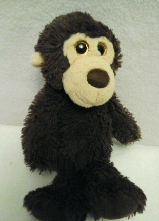 М'яка іграшка мавпочка глазастик привезена з європи