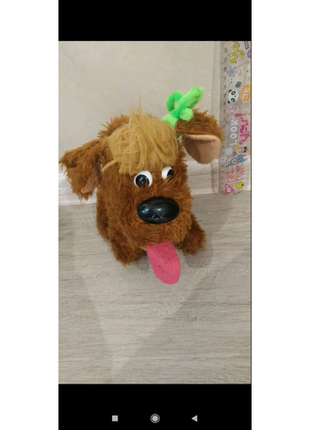 Кумедна м'яка іграшка песик волохата привезений з європи
