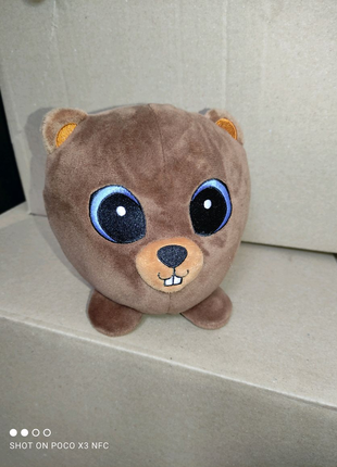 Головка бобер м'яка іграшка з європи