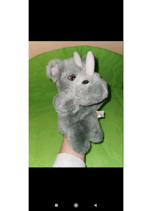 М'яка іграшка на руку ляльковий театр носоріг привезена з європи