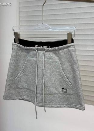 Юбка стили miu miu