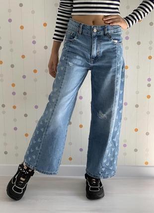 Модные джинсы zara коллекция микки маус 11-12 р маломерит6 фото