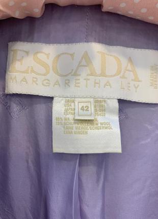 Escada margaretha ley пиджак шерстяной женский люкс бренд7 фото