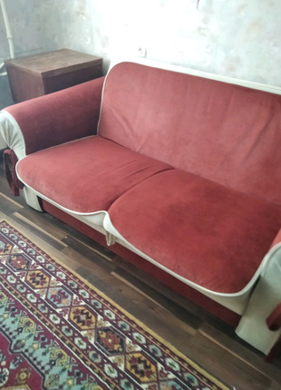 Продам диван розкладний б/у в гарному стані1 фото