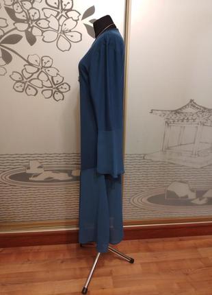 Брендовое длинное нарядное платье большого размера7 фото