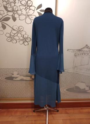 Брендовое длинное нарядное платье большого размера8 фото