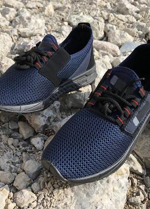 Новые кроссовки мужские 41, 42, 44, 45 размер. летние кроссовки, молодежные кроссовки. модель 39146. цвет: синий