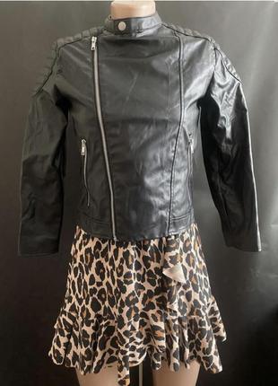 Куртка косуха h&m куртка кожзам стильная куртка косуха1 фото