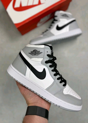 Nike air jordan 1 high white/gray