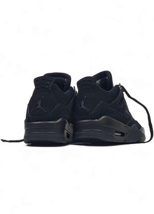 Кроссовки nike air jordan 4 black cat4 фото