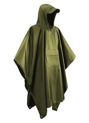 Дощовик пончо-тент army raincoat олива