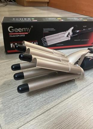 Волна для волос,плойка,стайлер,бигуди,гофре geemy 2933