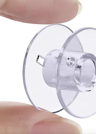 Прозрачные универсальные пустые шпульки для швейных машин 25 шт