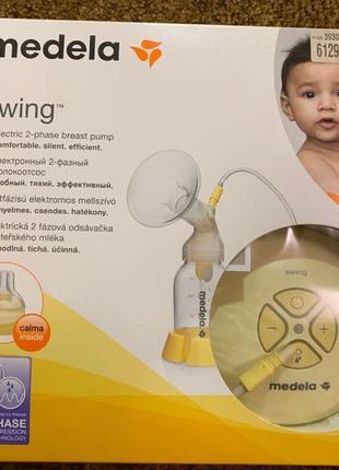 Електричний молоковідсмоктувач medela swing2 фото