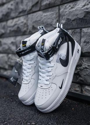 Nike air fors мужские кроссовки найк аир форс белые2 фото