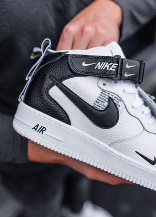 Nike air fors мужские кроссовки найк аир форс белые7 фото