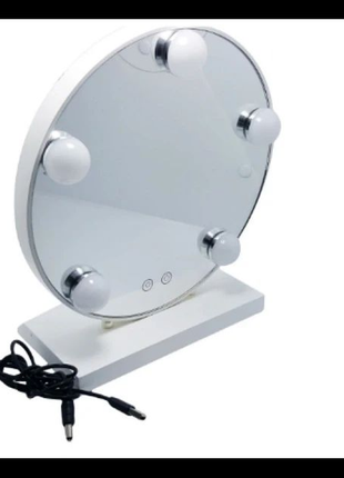 Дзеркало для макіяжу magic makeup mirror з led-підсвічуванням2 фото