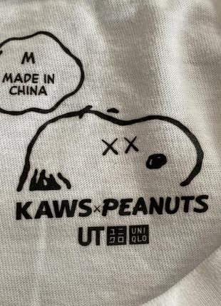 Мужская футболка uniqlo kaws*peanuts ut m япония2 фото