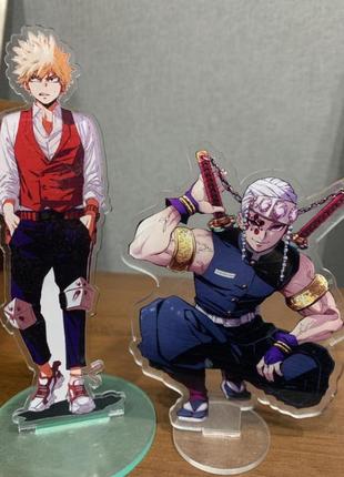 Аниме, бакуга, моя геройская академия, клинок рассекающий демонов, статуэтка