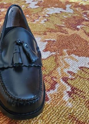Лофери чоловічі, туфлі чоловічі weejuns larkin tassel loafers bla2 фото