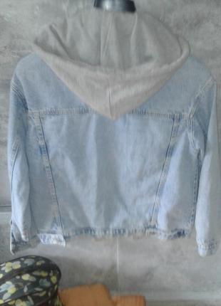 Куртка джинсовая с капюшоном house brand4 фото