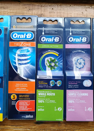 Оригінальні насадки oral b для електричних зубних щіток2 фото