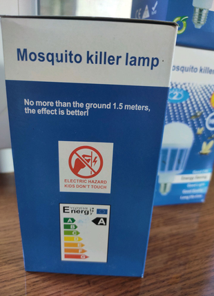 Лампа протимоскітна led лампа від комарів2 фото