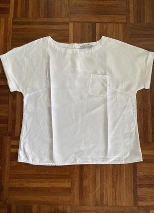 Льняная блуза рубашка 💯 льон  paul costeloe living 44-46