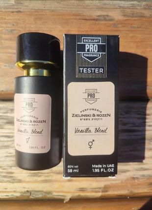 Духи zielinski &amp; rozen vanilla blend tester pro унисекс 58 мл