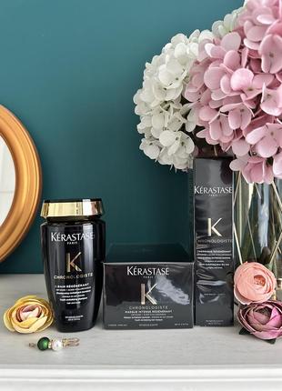 Акция! подарочный набор kérastase chronologiste шампунь маска термозащита kerastase...