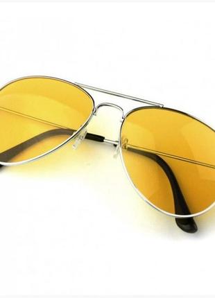 Поляризаційні окуляри для водіїв автомобілістів night glasses жов2 фото