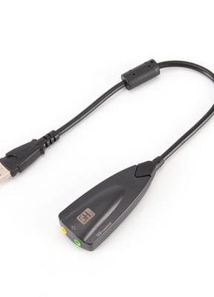 Універсальна usb звукова карта з кабелем 15см. sound card adapter