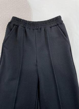 Трикотажні штани-палаццо для дівчинки 💙4 фото
