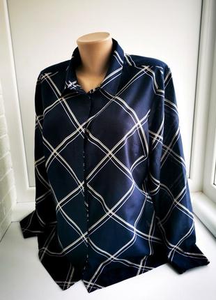 Красивая женская блуза из шелка и хлопка marks & spencer