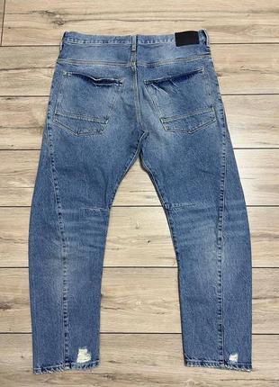 Чоловічі джинси денім h&m sculptured fit штани 38x32