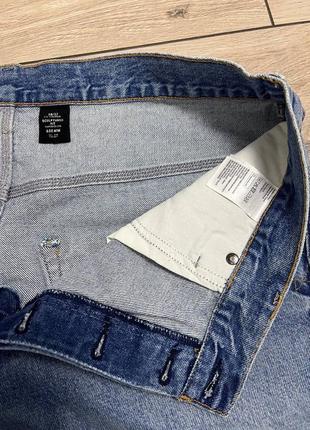 Мужские джинсы деним h&amp;m sculptured fit брюки 38x326 фото