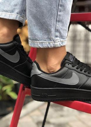 Женские кроссовки nike air force на зиму🆕кроссовки на меху🆕обувь на зиму4 фото