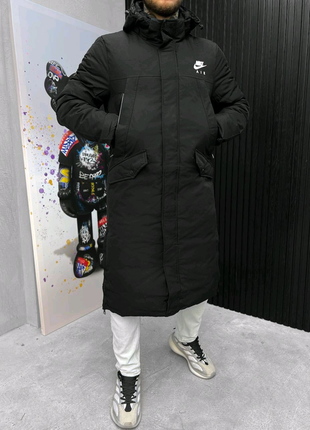 Куртка пальто  nike total black вт7788(k3 5 - 03)5 фото
